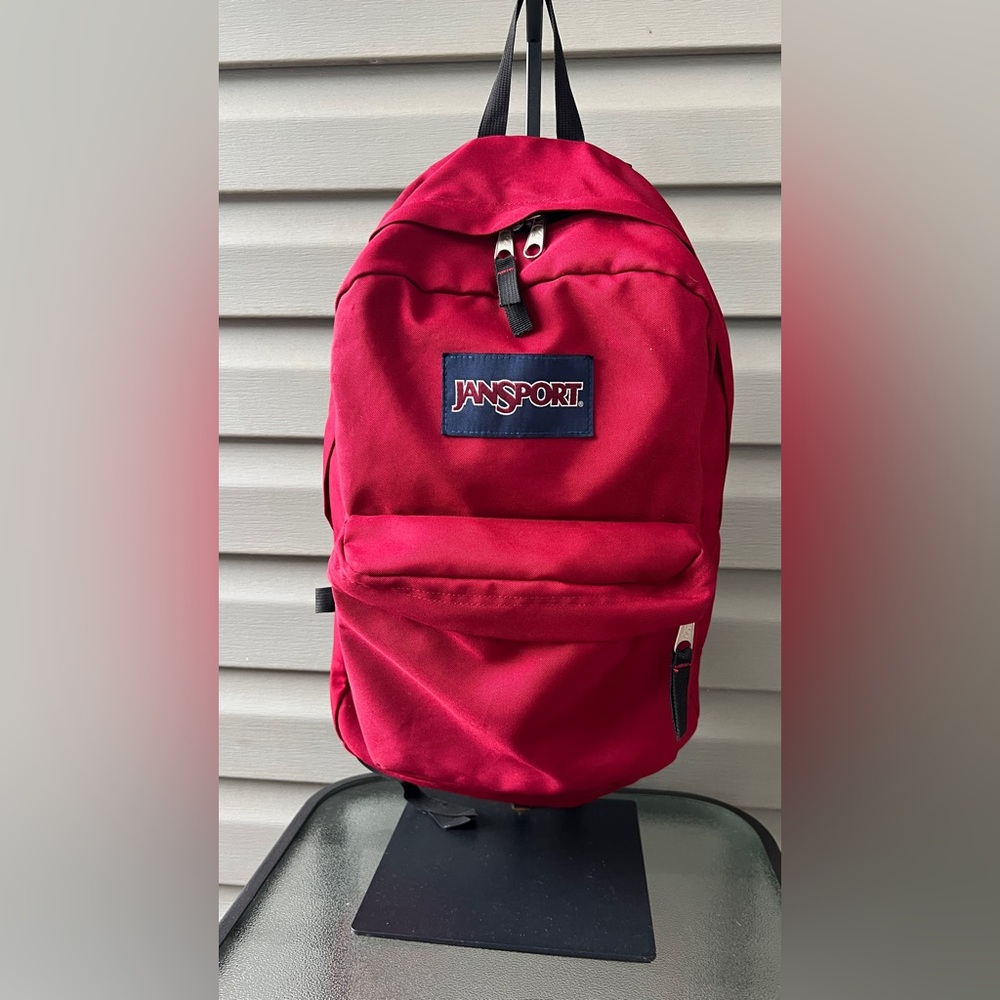 Jansport Black Label Superbreak Backpack (Red Tape)